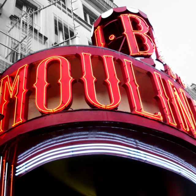 The Moulin Rouge, Paris France